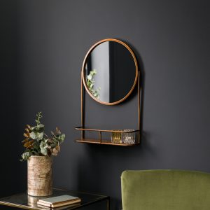 Gallery Direct Emerson Mirror Bronze | Shackletons