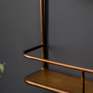 Gallery Direct Emerson Mirror Bronze | Shackletons