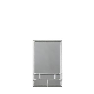 Gallery Direct Milton Mirror Rectangle Silver | Shackletons