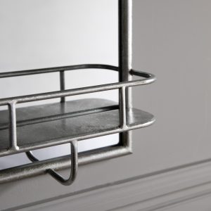 Gallery Direct Milton Mirror Rectangle Silver | Shackletons