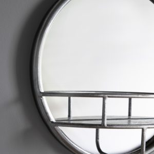 Gallery Direct Milton Round Mirror Silver | Shackletons