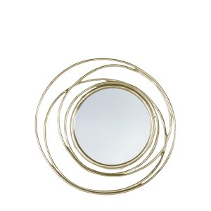 Gallery Direct Allende Mirror Satin Gold | Shackletons