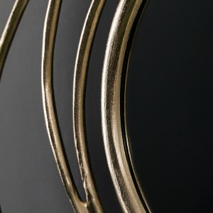 Gallery Direct Allende Mirror Satin Gold | Shackletons