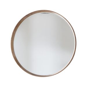 Gallery Direct Keaton Round Mirror Oak | Shackletons