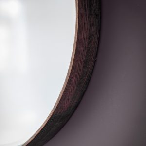 Gallery Direct Keaton Round Mirror Walnut | Shackletons