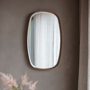 Gallery Direct Keaton Mirror Walnut | Shackletons