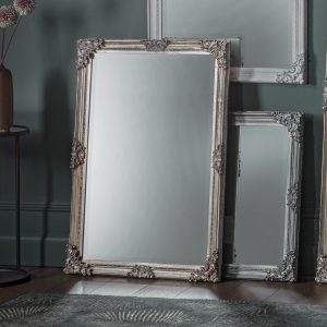 Gallery Direct Fiennes Rectangle Mirror Silver | Shackletons