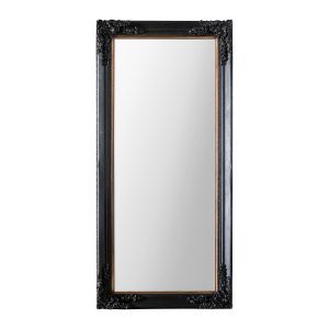 Gallery Direct Harrelson Leaner Mirror Antique Black | Shackletons