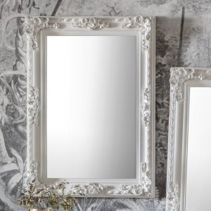 Gallery Direct Altori Rectangle Mirror White | Shackletons