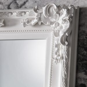 Gallery Direct Altori Leaner Mirror White | Shackletons