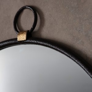 Gallery Direct Bayswater Black Round Mirror | Shackletons