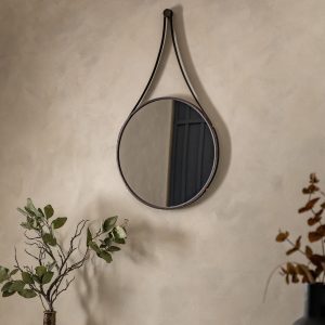 Gallery Direct Broadway Round Mirror | Shackletons