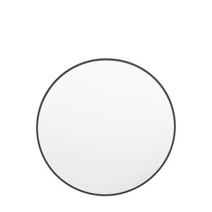 Gallery Direct Yardley Mirror Round Black | Shackletons