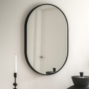 Gallery Direct Yardley Mirror Black | Shackletons