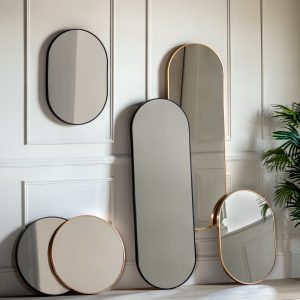 Gallery Direct Yardley Mirror Black | Shackletons