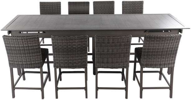 Hartman Pavilion 8 Seat High Dining Bar Set